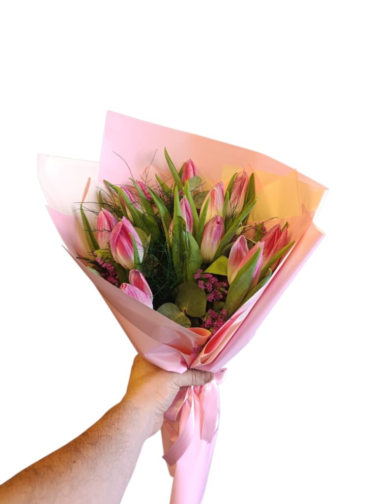 Pink Elegance Lale Buketi