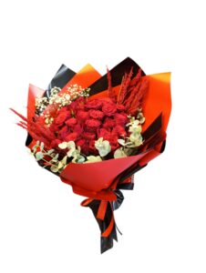 Kızıl Tutku 25li Gül Buketi