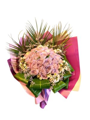 Royal Lila – Deluxe Gül Buketi
