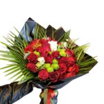 Siyah Asalet – Premium Kırmızı Gül Buketi - 1