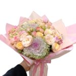 Pink Velvet Premium Buket - 1