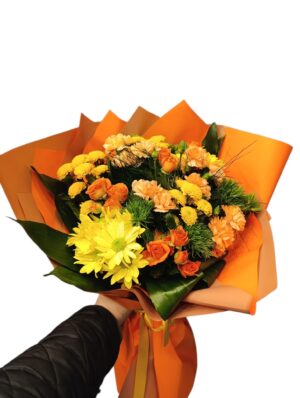 Sunset Orange Premium Buket