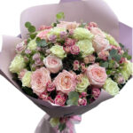 Pastel Romance Orkide Buketi - 1