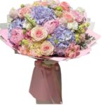Pink & Blue Harmony Buketi - 1